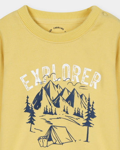 Boys Typography Sweatshirt