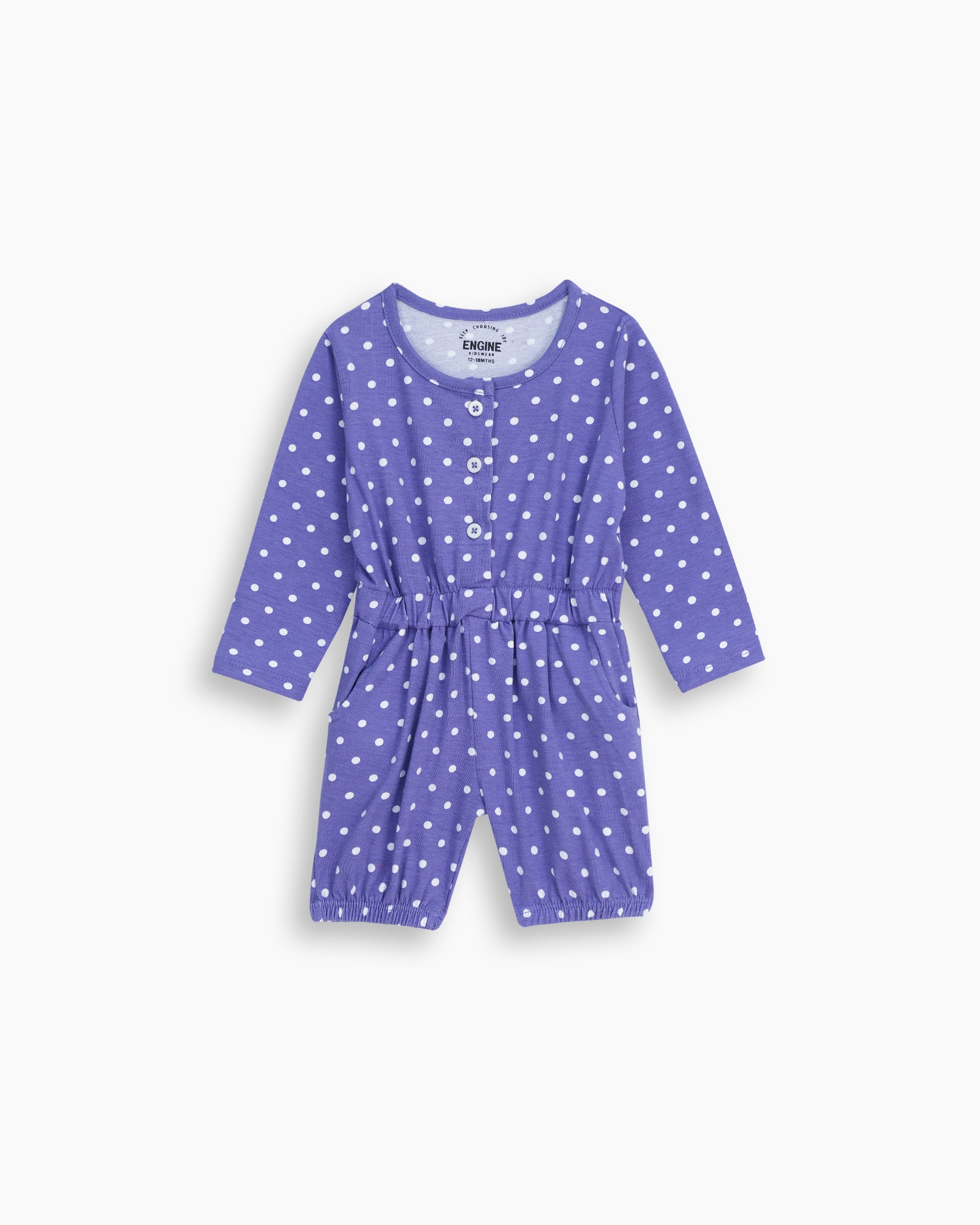 Girls Printed Jumpsuit