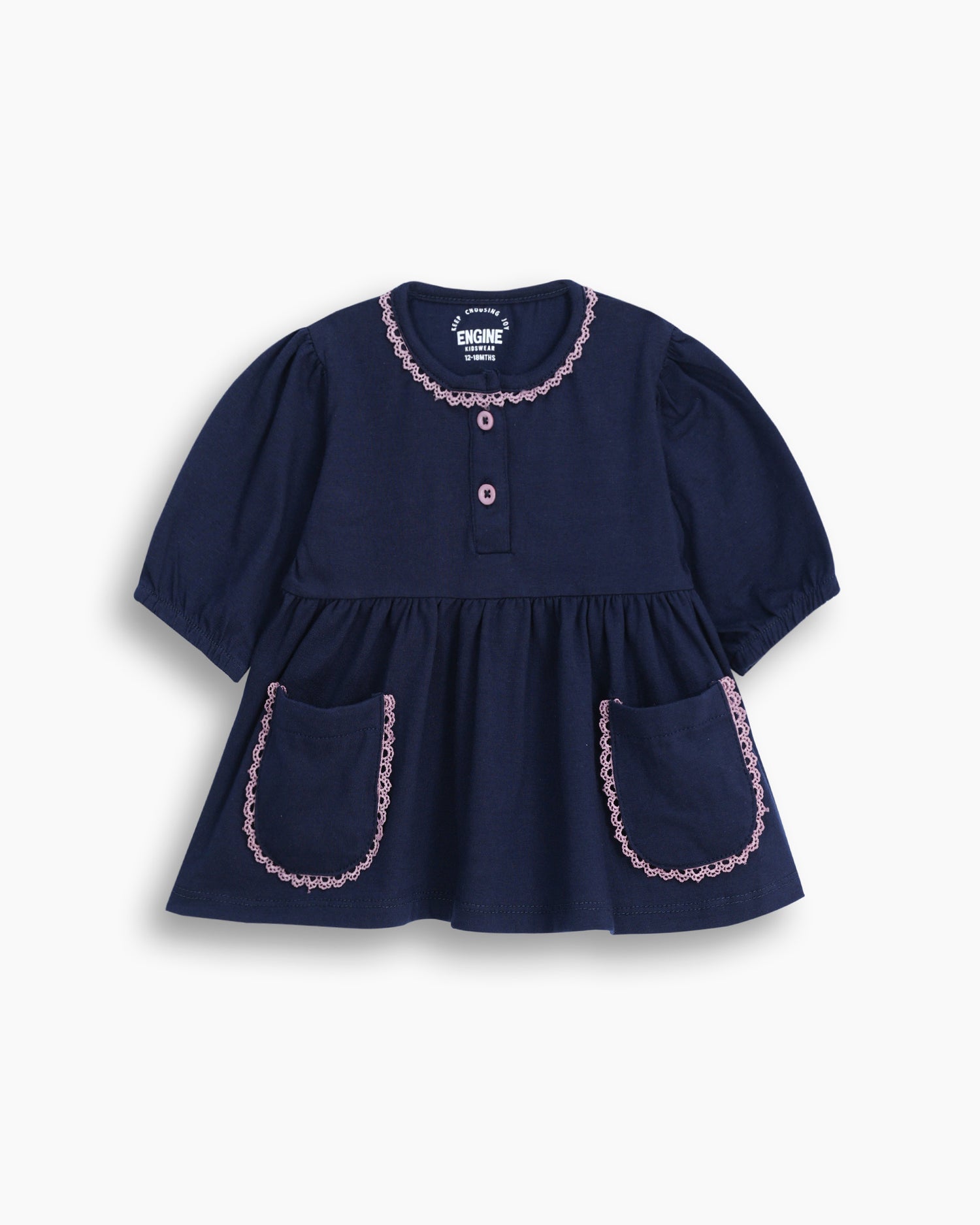Girls Plain Dress - Engine - Buy Now