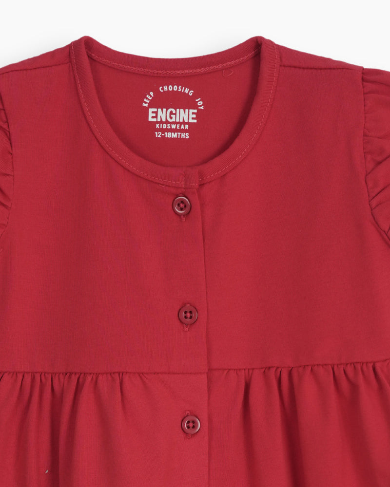 Girls Plain Dress - Engine - Buy Now