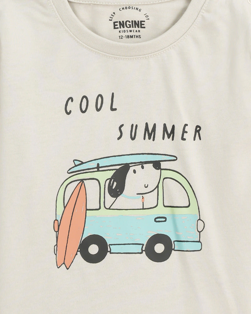 Boys T Shirt - Engine - Buy Now
