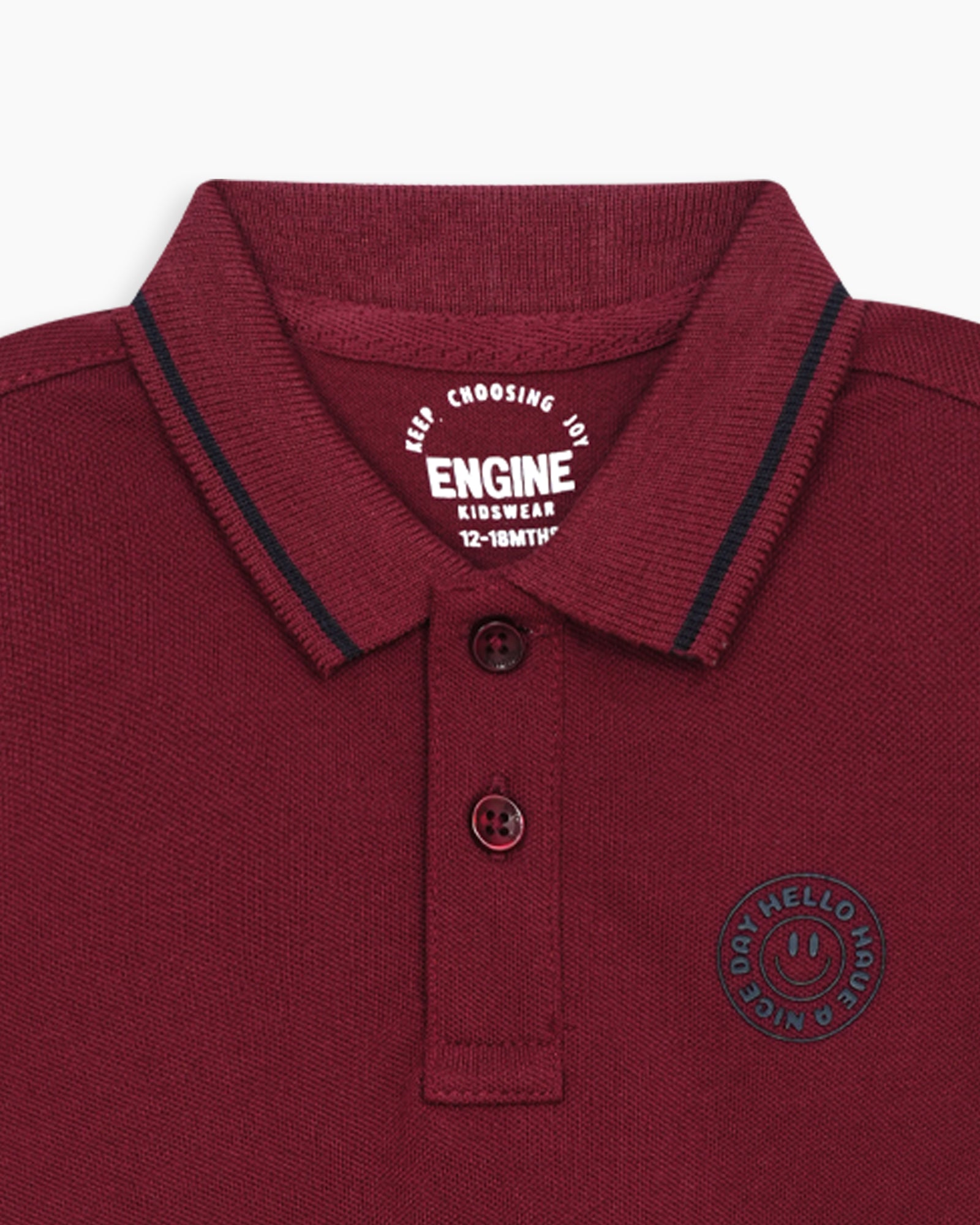 Boys Polo Tee - Engine - Buy Now