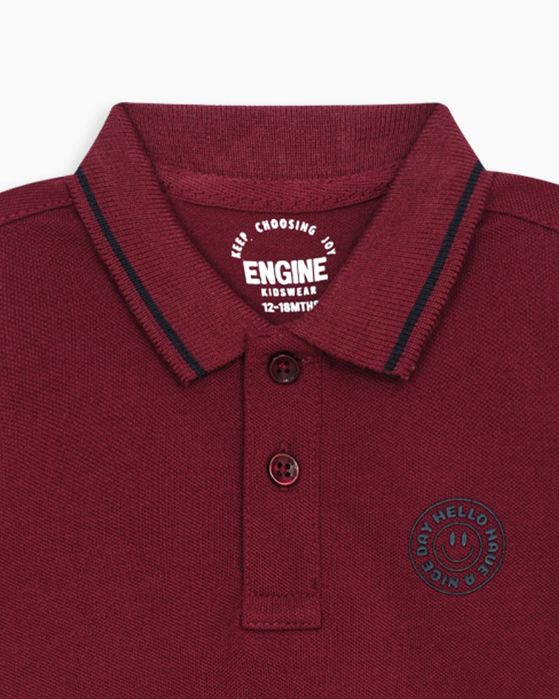 Boys Polo Tee - Engine - Buy Now
