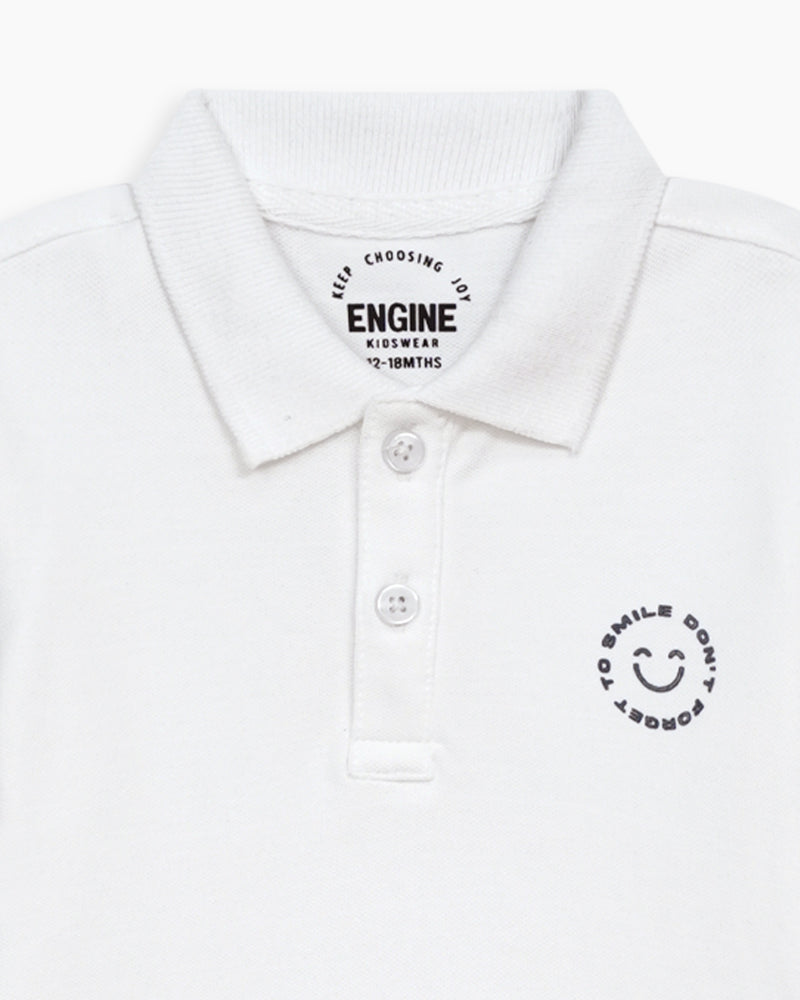 Boys Polo Tee - Engine - Buy Now