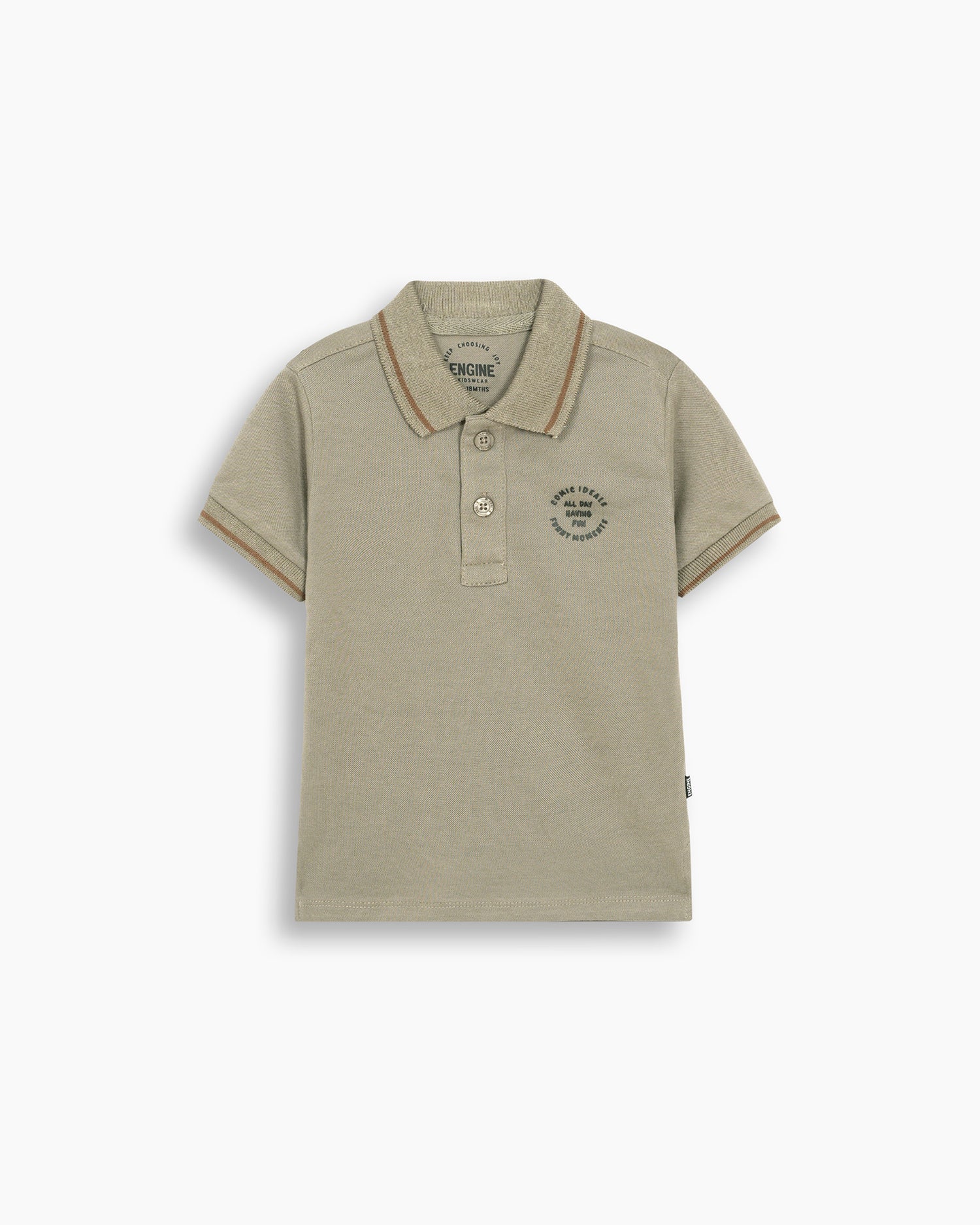 Boys Polo Tee - Engine - Buy Now