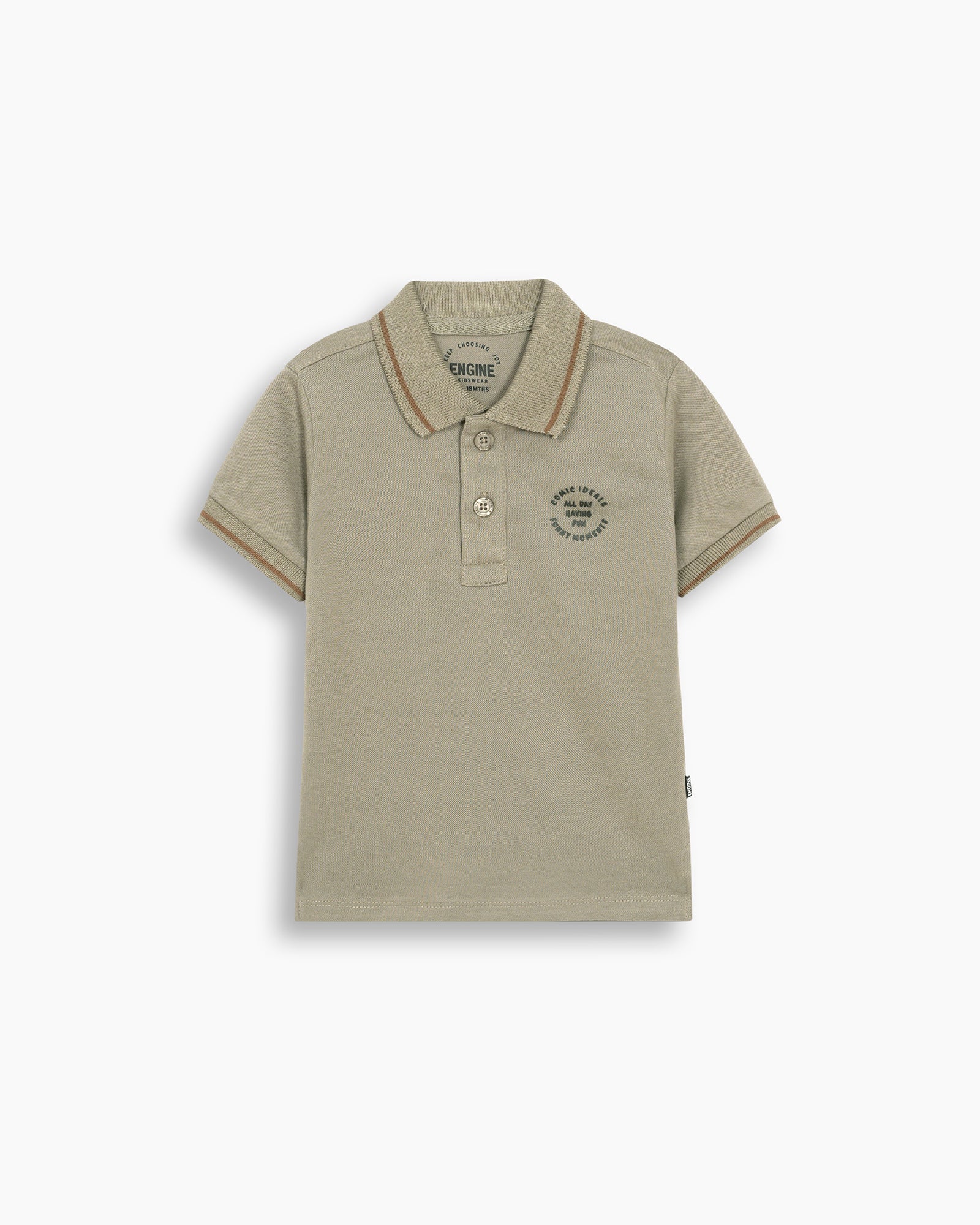 Boys Polo Tee - Engine - Buy Now