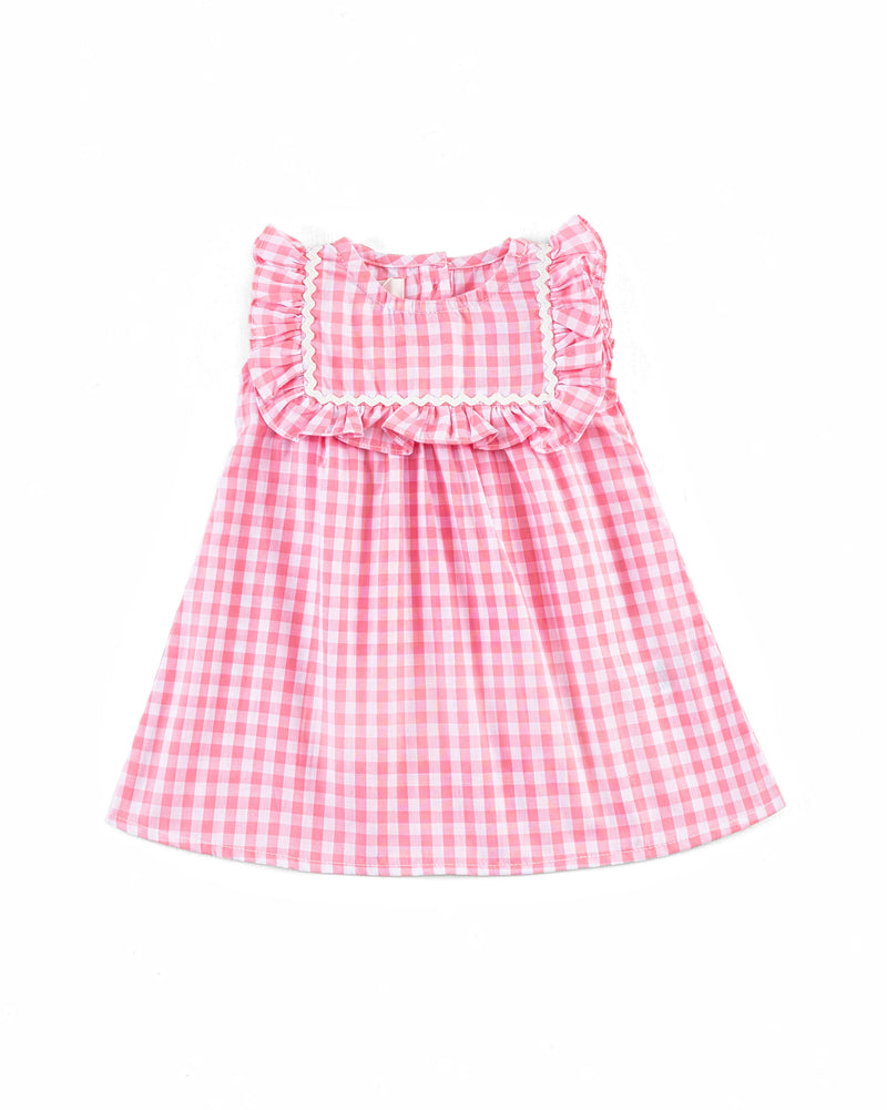 Girls Checkered Frill Top - Engine - Buy Now