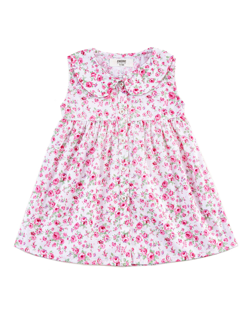 Girls Peter Pan Floral Dress - Engine - Buy Now
