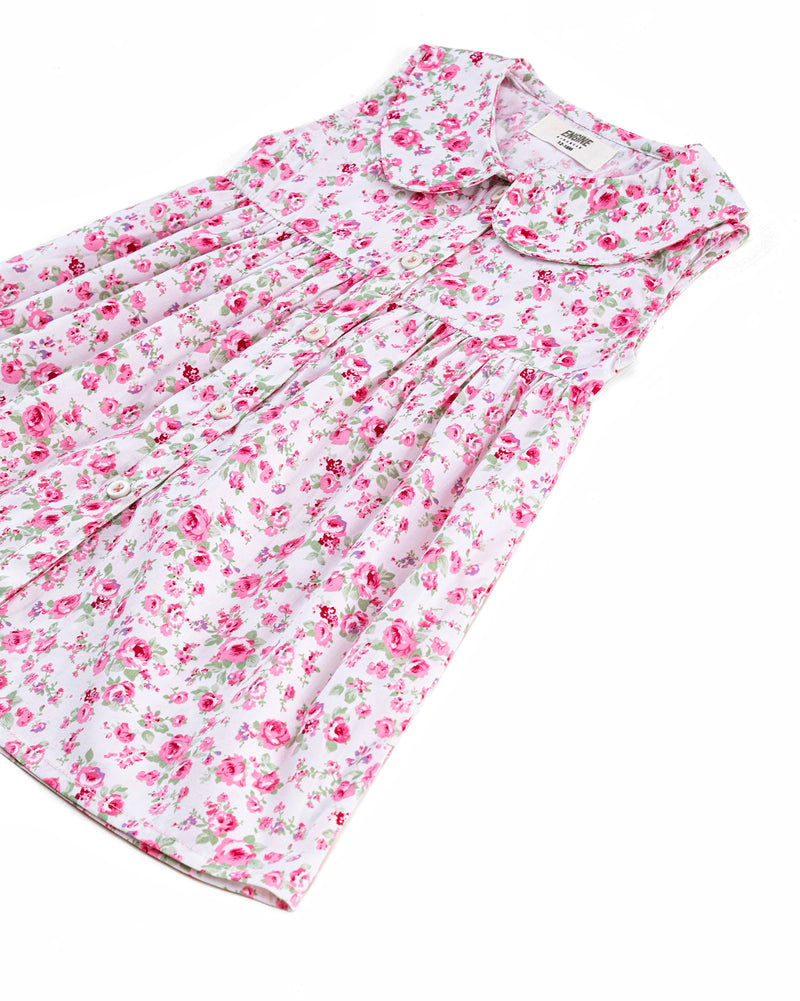 Girls Peter Pan Floral Dress - Engine - Buy Now