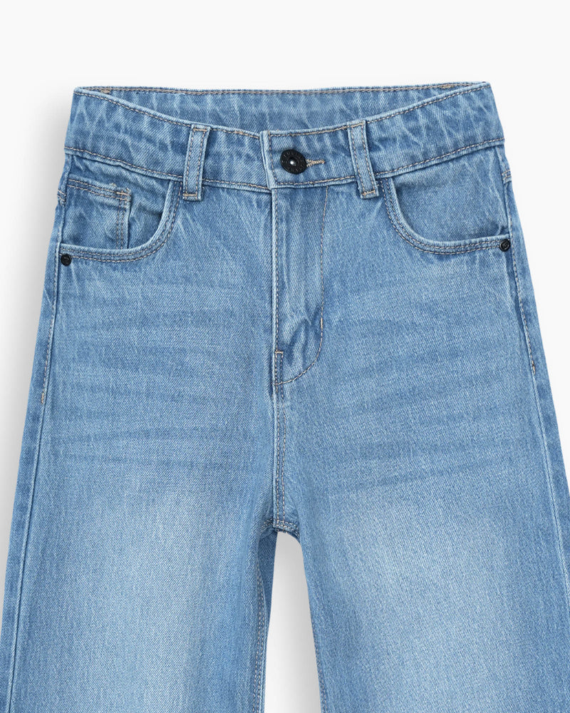 Girls Flared Denim