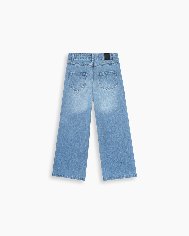 Girls Flared Denim