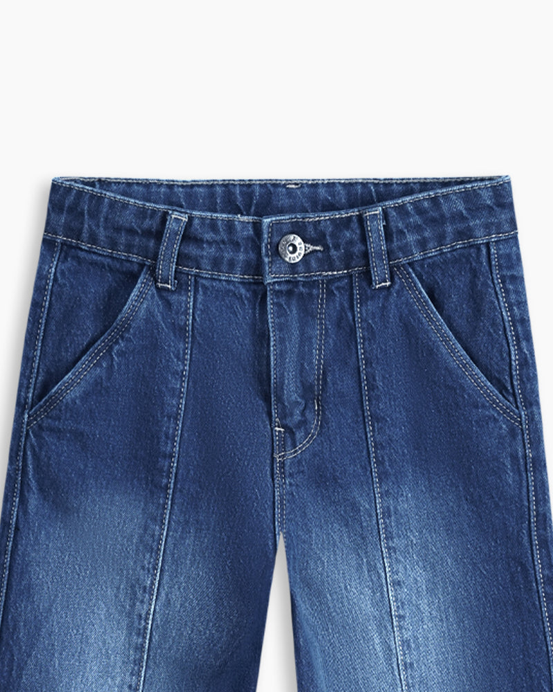 Girls Flared Denim