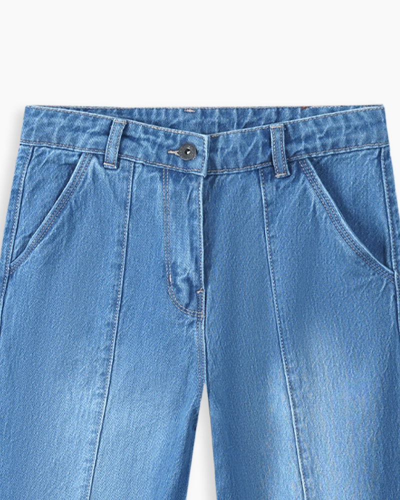 Girls Flared Denim
