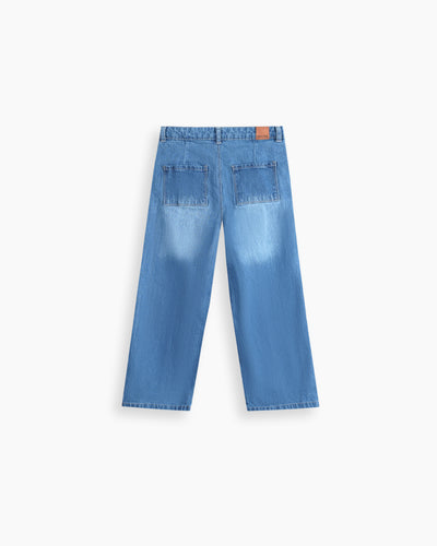 Girls Flared Denim
