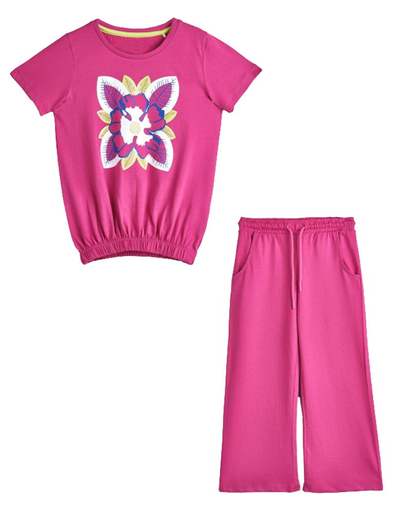 Girls Graphic Co-ord Set - Engine - Buy Now