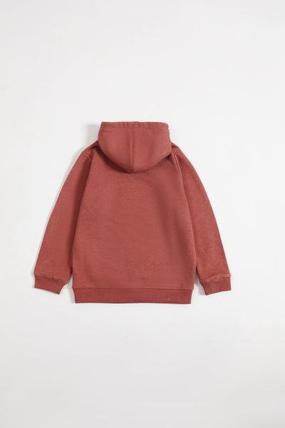 Girls Typography Hoodie