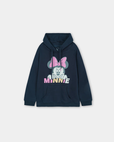 Girls Typography Hoodie