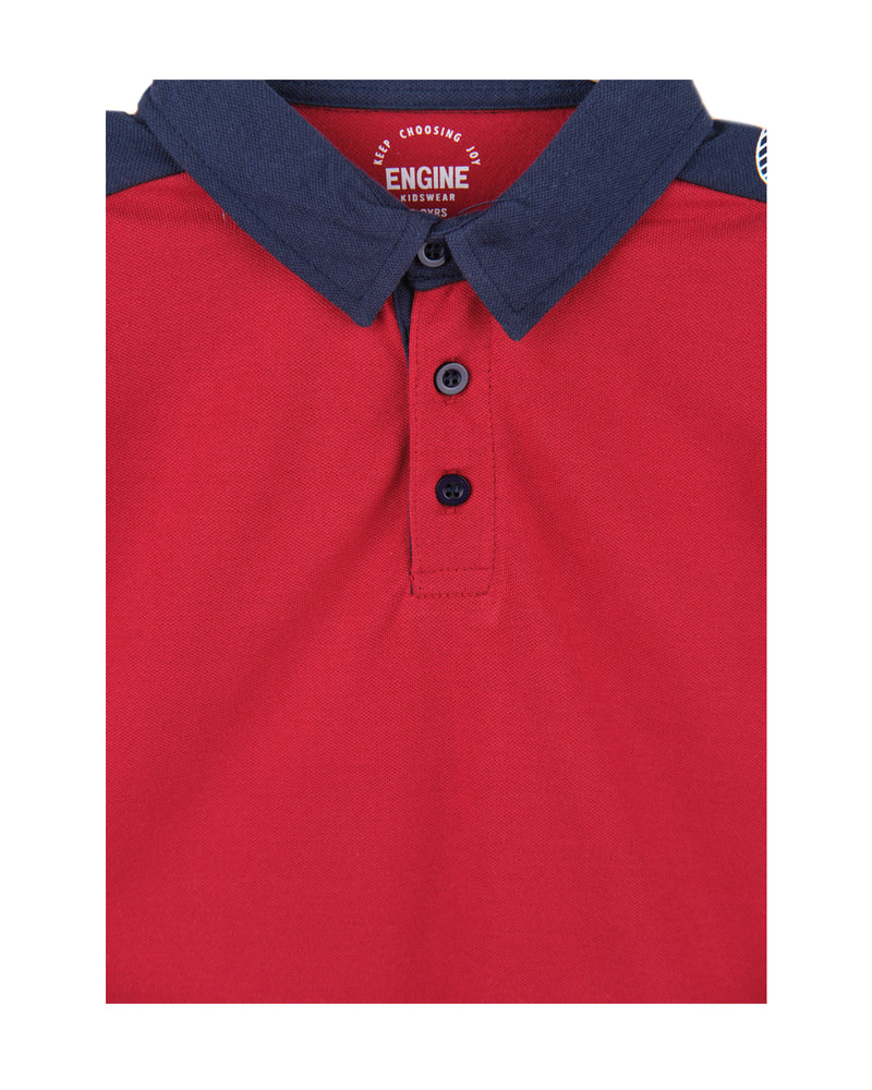 Boys Fashion Polo Tee - Engine - Buy Now