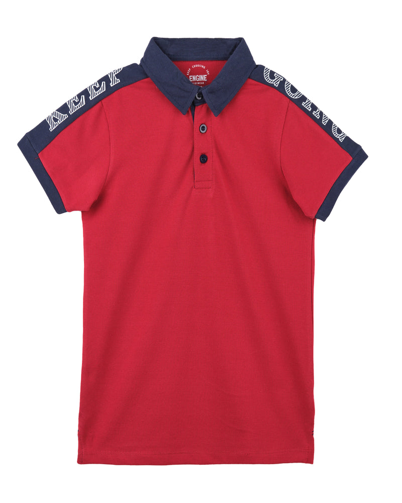 Boys Fashion Polo Tee - Engine - Buy Now