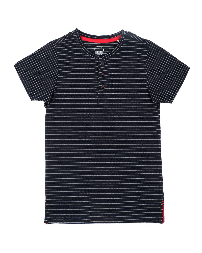 Boys Henley Tee - Engine - Buy Now