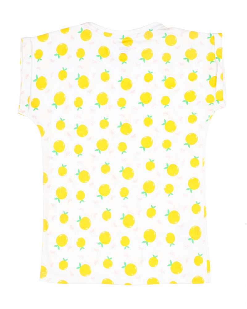 Girls Pineapple Printed T-Shirt - Engine - Buy Now