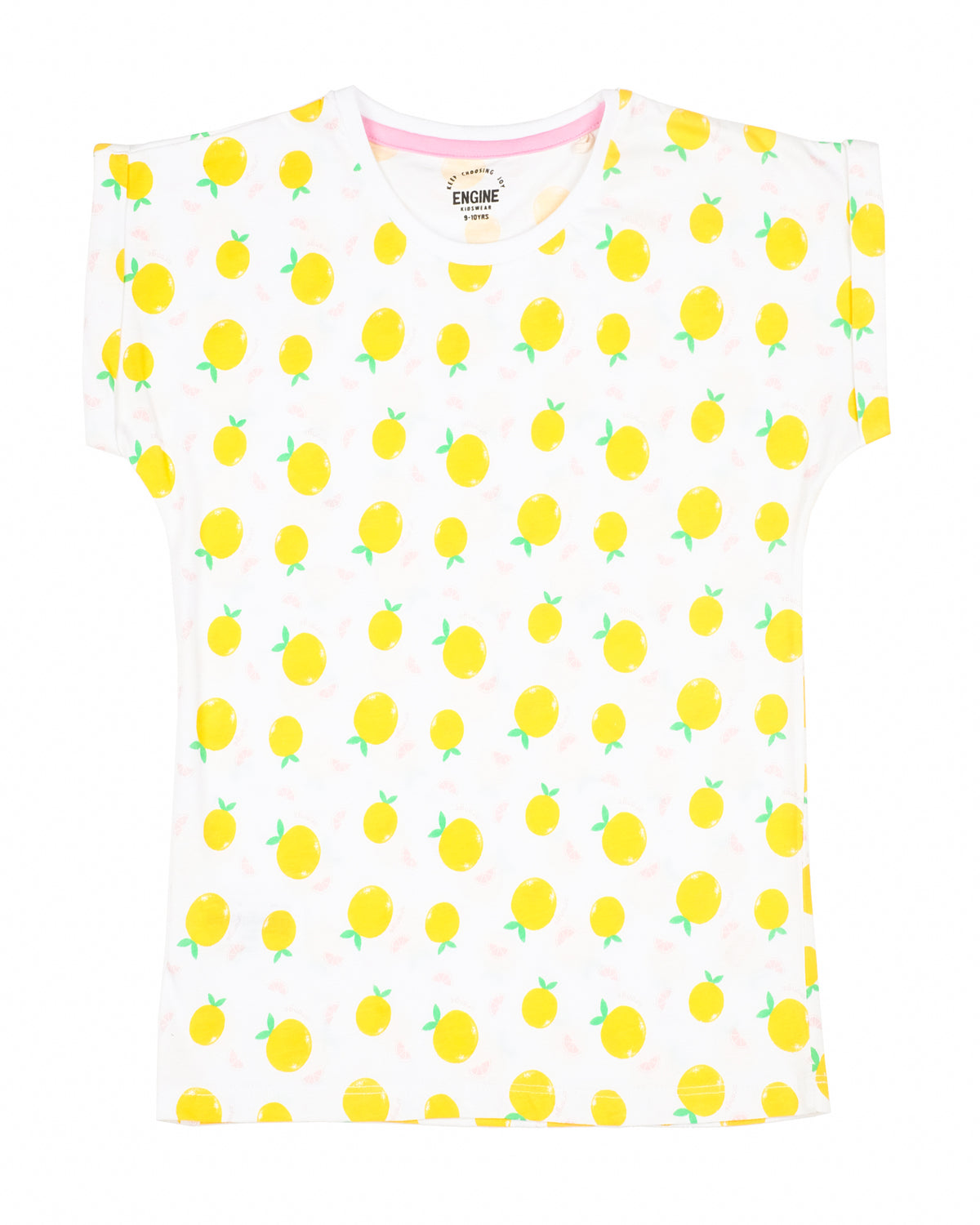 Girls Pineapple Printed T-Shirt - Engine - Buy Now