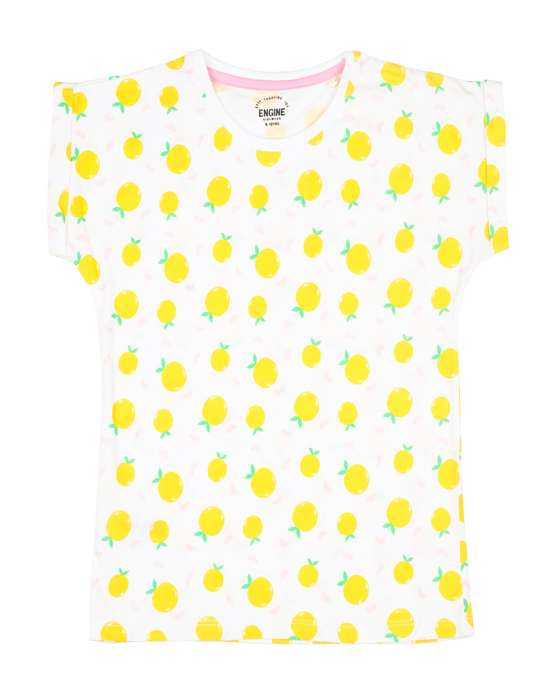 Girls Pineapple Printed T-Shirt - Engine - Buy Now