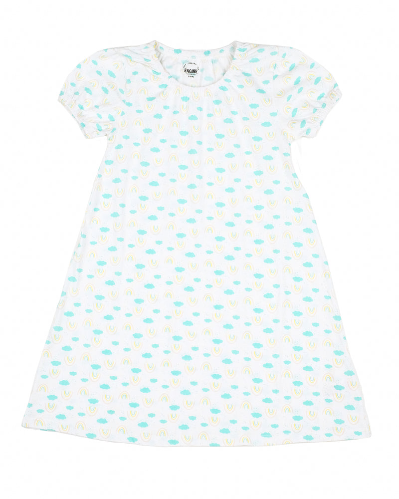 Girls Printed Puffed Sleeve Top - Engine - Buy Now