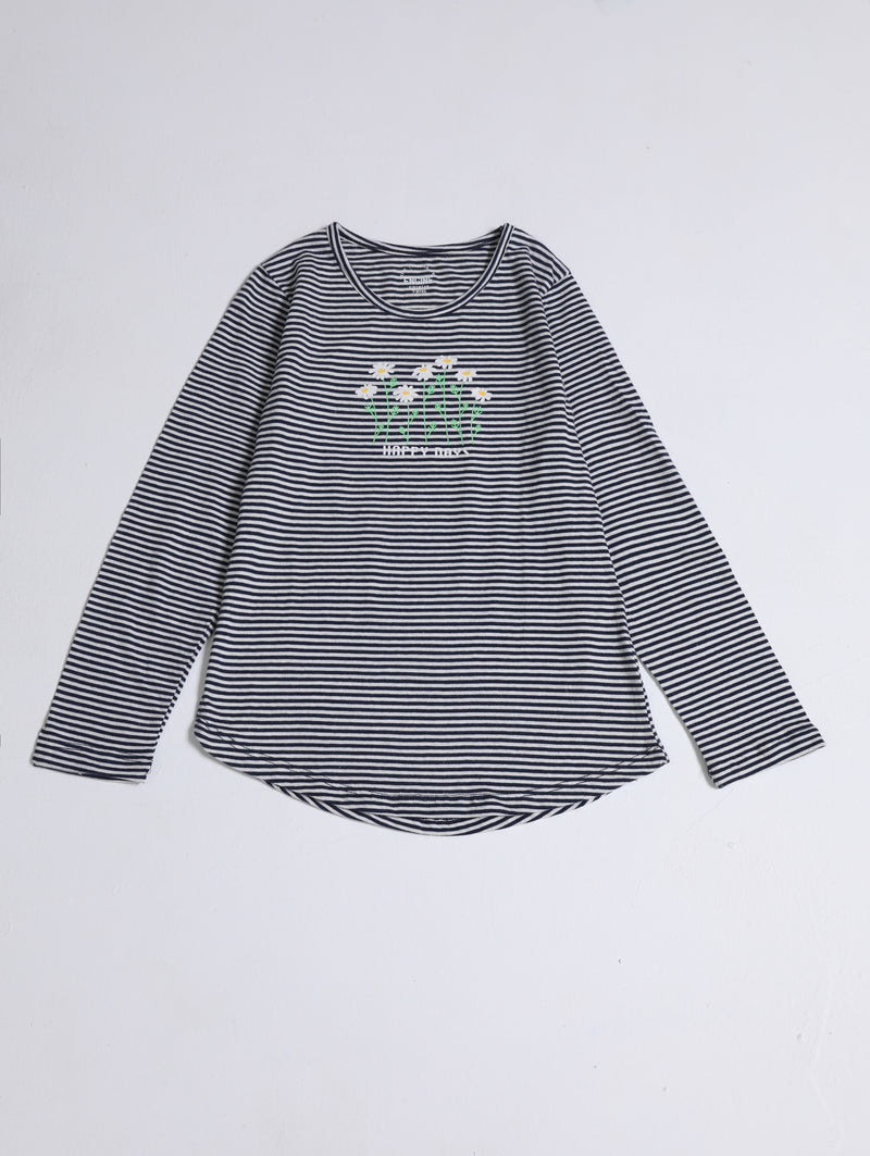 Girls Yarn Dyed T-Shirt - Engine - Buy Now