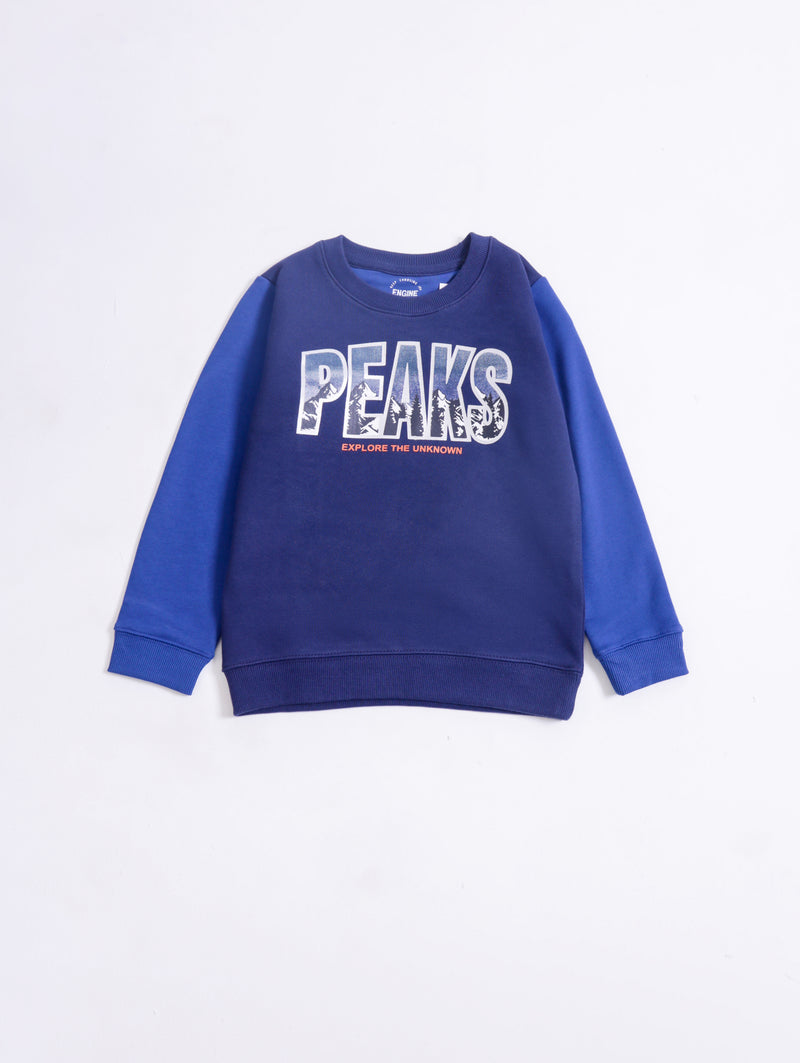 Boys Typography Sweatshirt - Engine - Buy Now