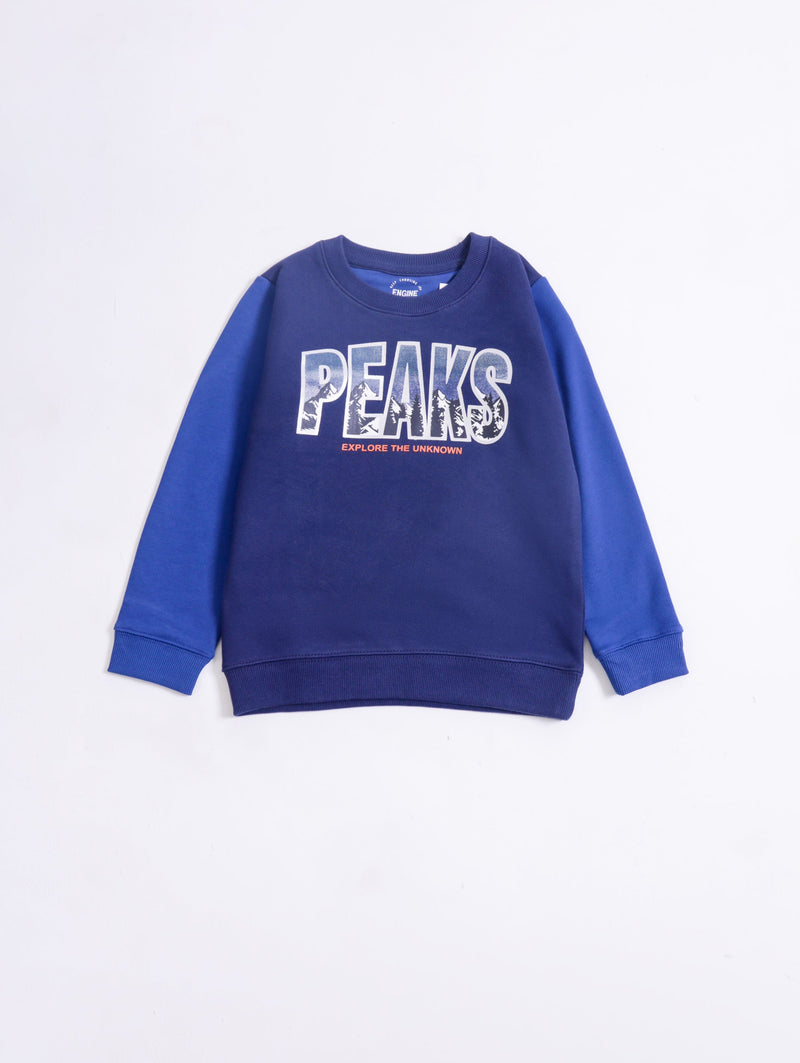 Boys Typography Sweatshirt - Engine - Buy Now