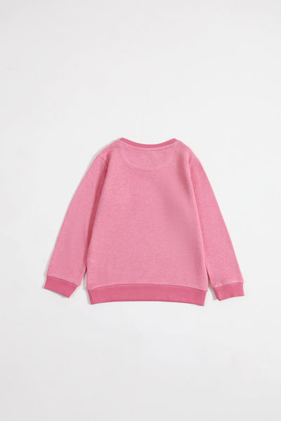 Girls Typography Sweatshirt