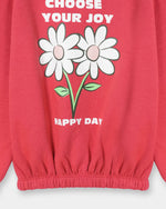 Girls Typography Sweatshirt - Engine - Buy Now