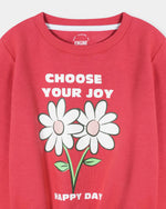 Girls Typography Sweatshirt - Engine - Buy Now