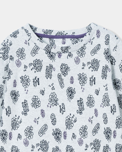 Girls Printed Sweatshirt