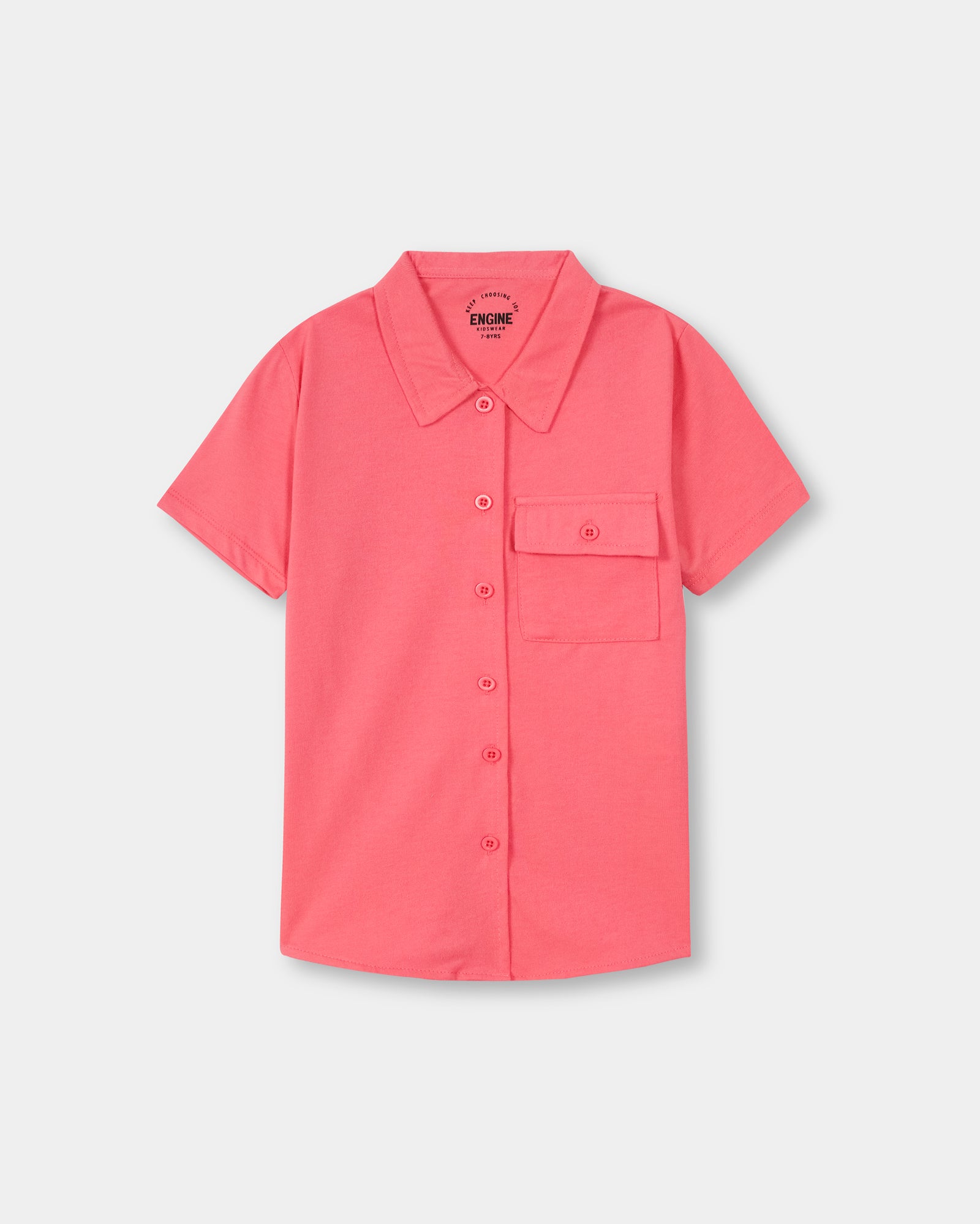 Girls Button Down
