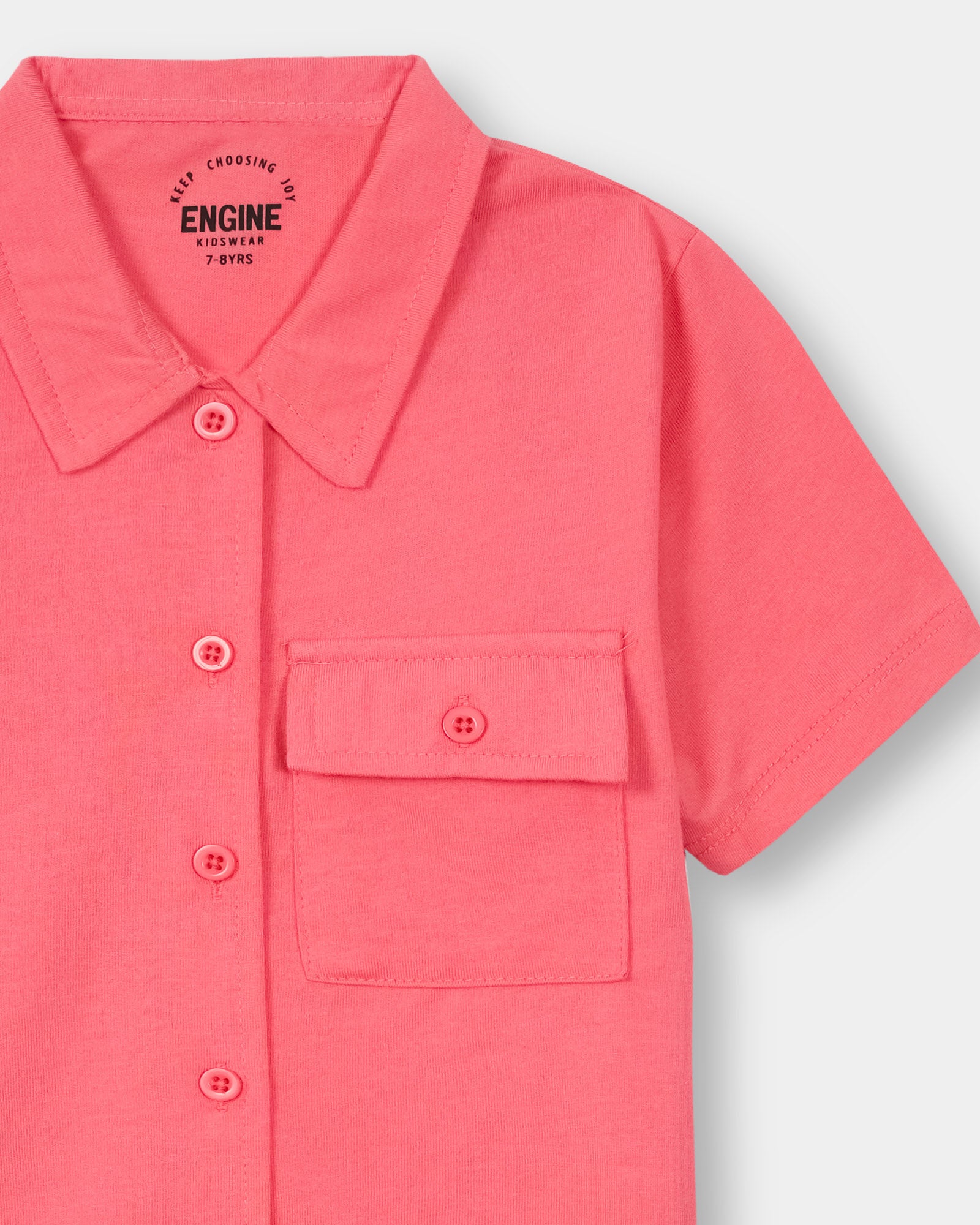 Girls Button Down