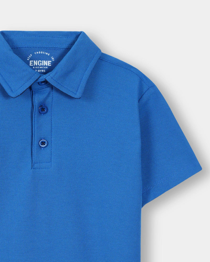 Boys Polo Tee - Engine - Buy Now