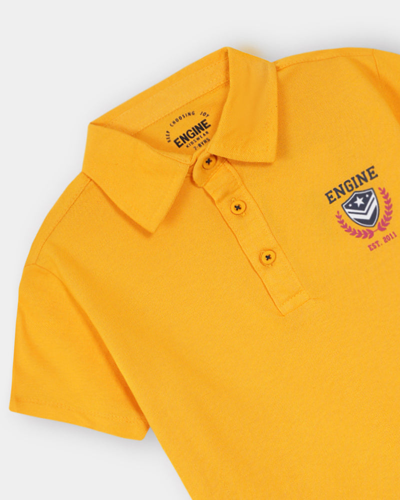 Boys Polo Tee - Engine - Buy Now