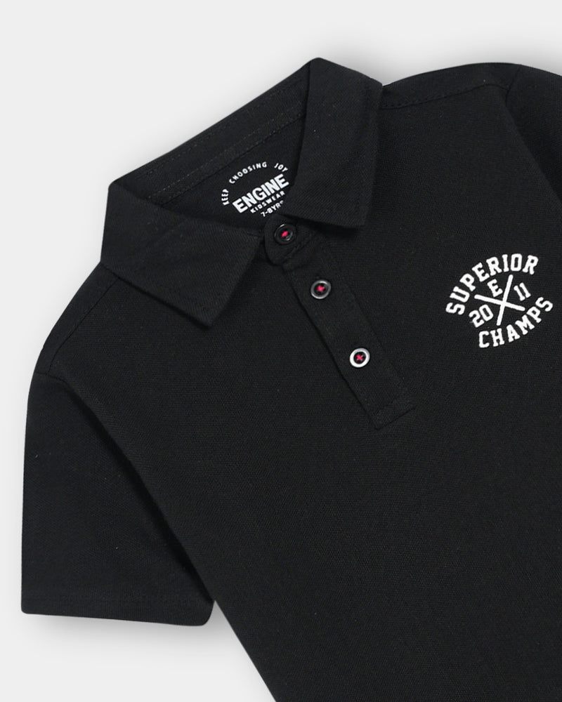 Boys Polo Tee - Engine - Buy Now