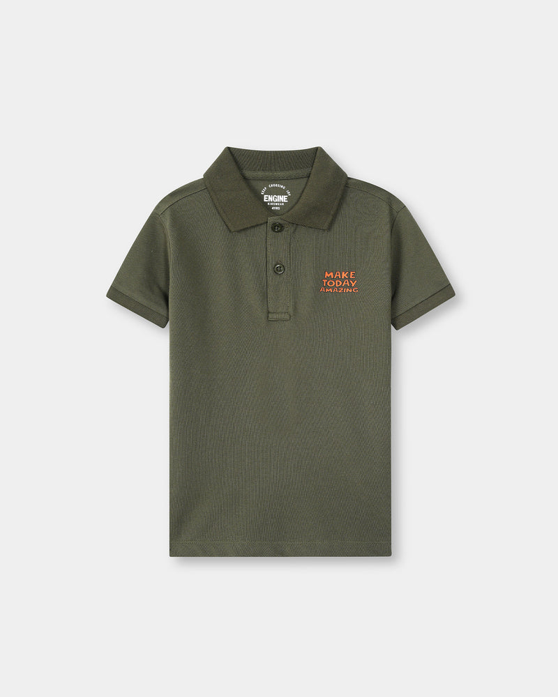 Boys Polo Tee - Engine - Buy Now