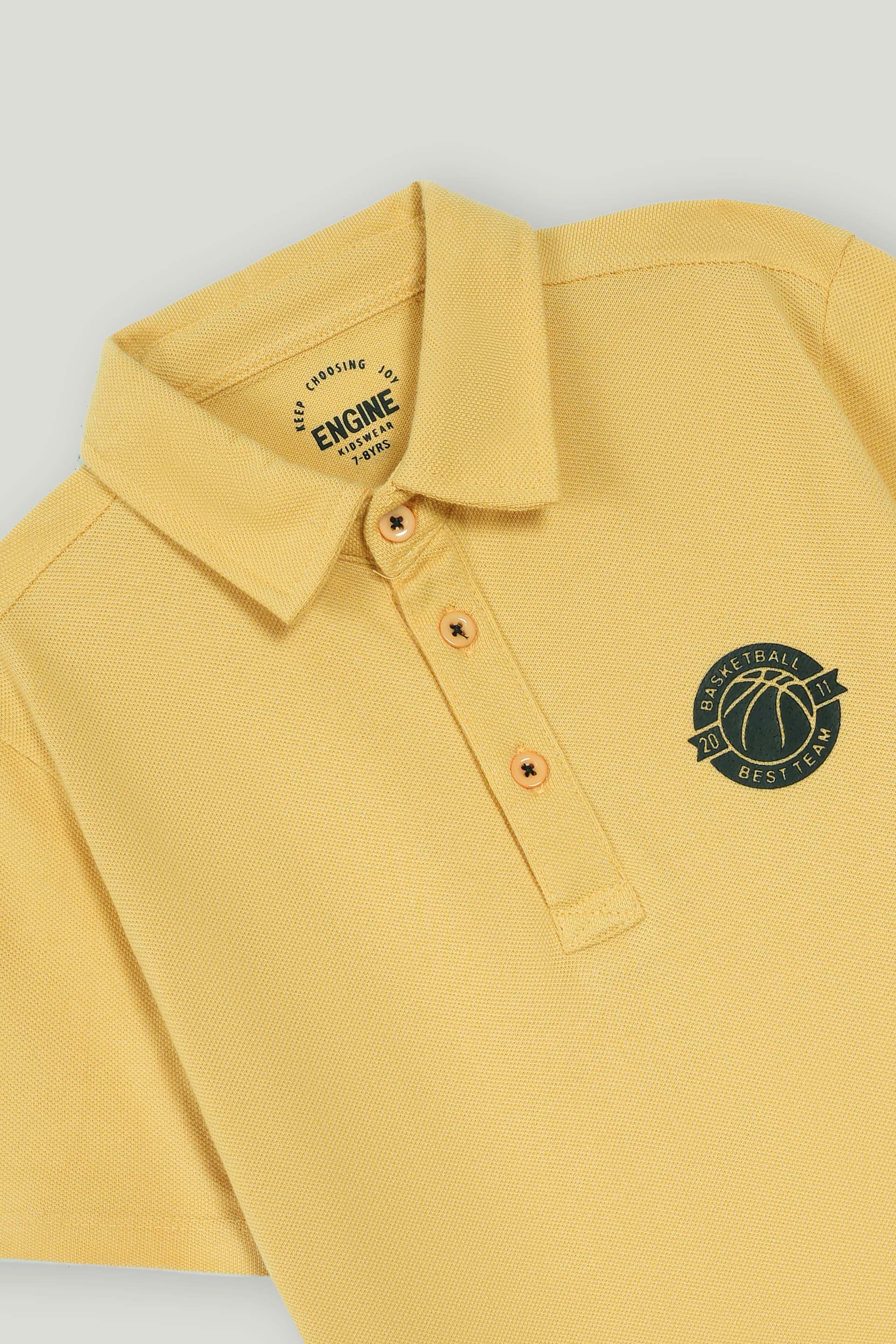 Boys Polo Tee - Engine - Buy Now
