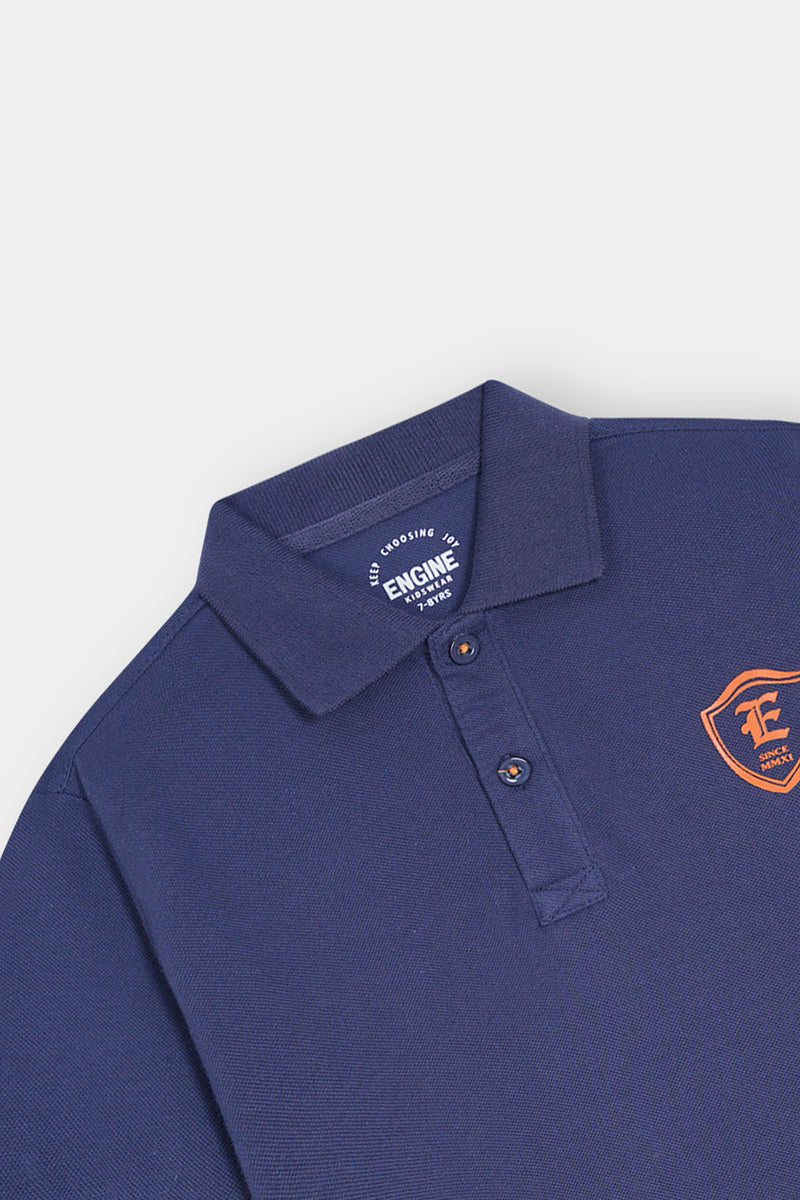 Boys Polo Tee - Engine - Buy Now