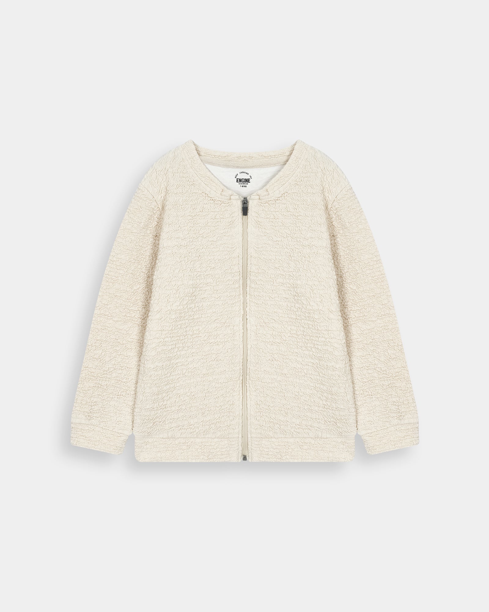 Girls Basic Zip-Up Upper