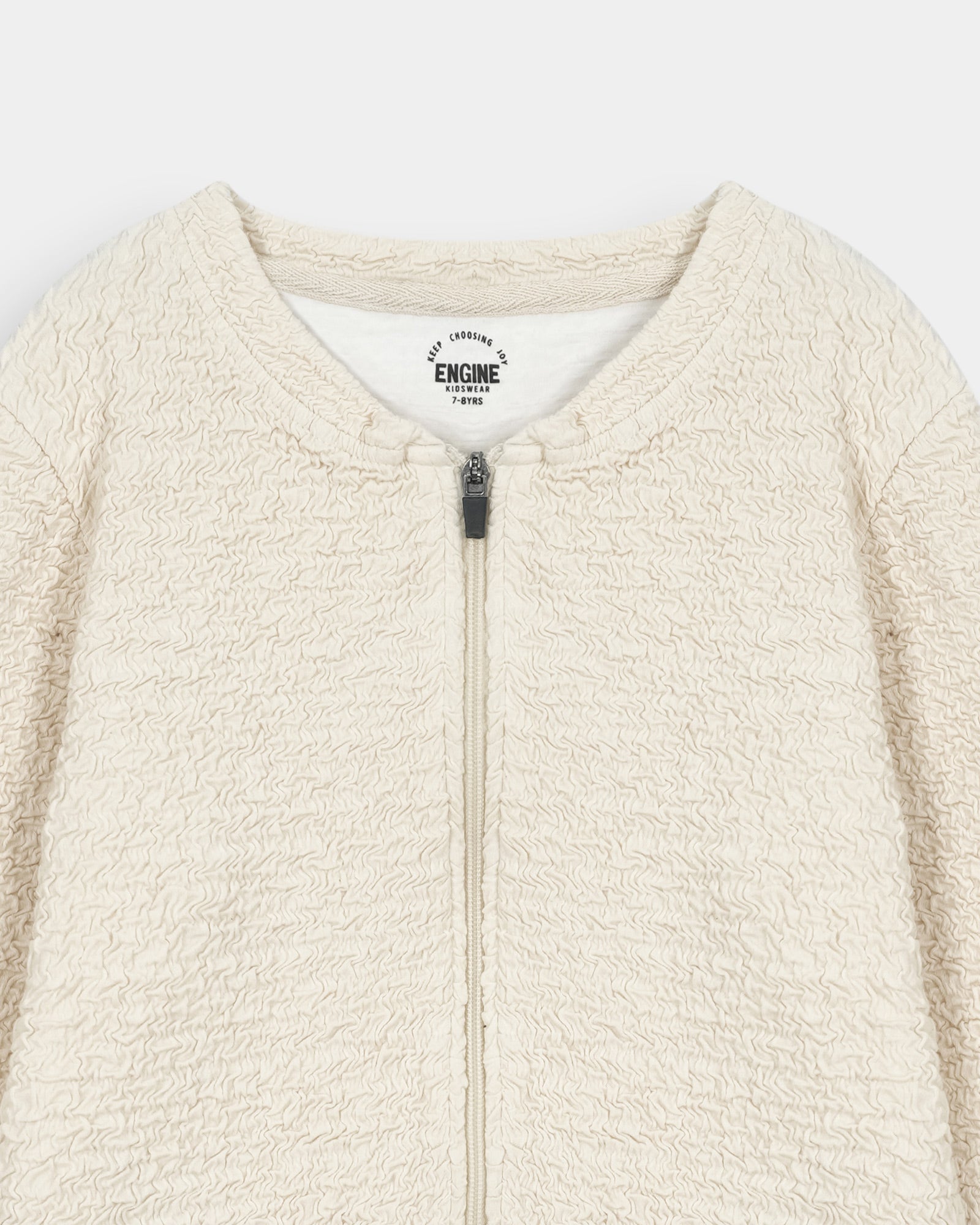 Girls Basic Zip-Up Upper