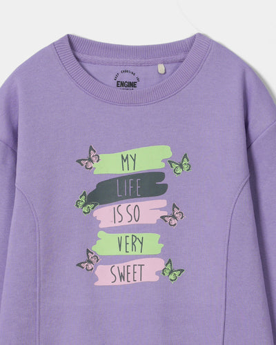 Girls Graphic Sweatshirt