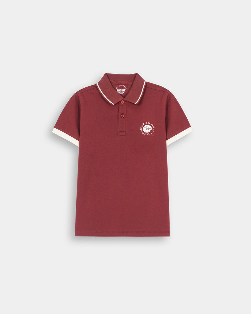 Boys Polo Tee - Engine - Buy Now