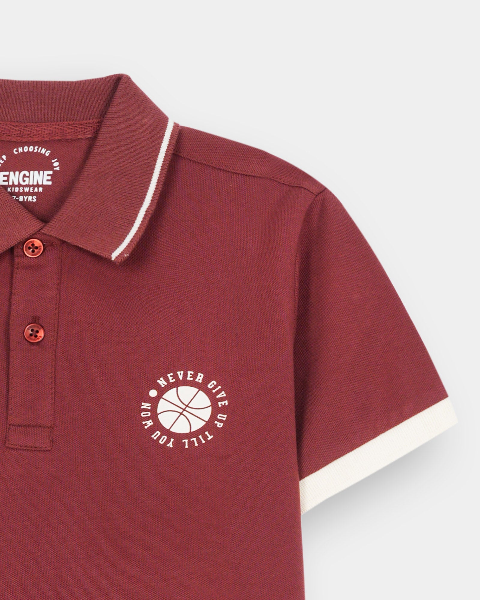 Boys Polo Tee - Engine - Buy Now