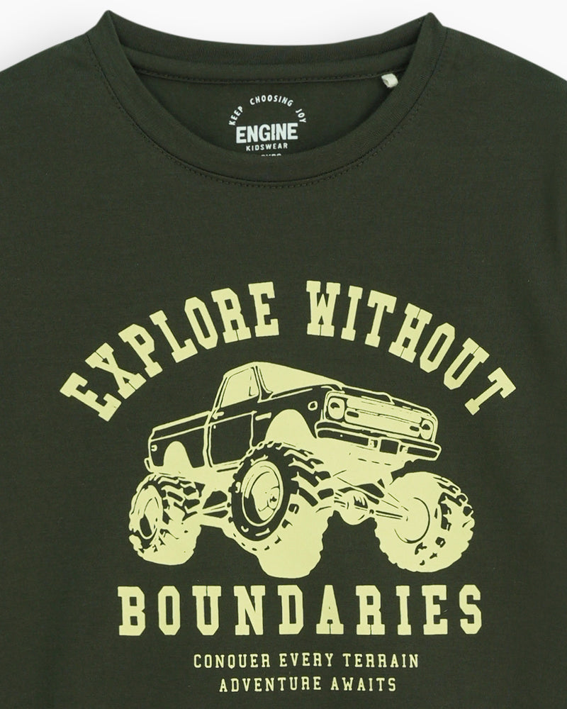 Boys T Shirt - Engine - Buy Now