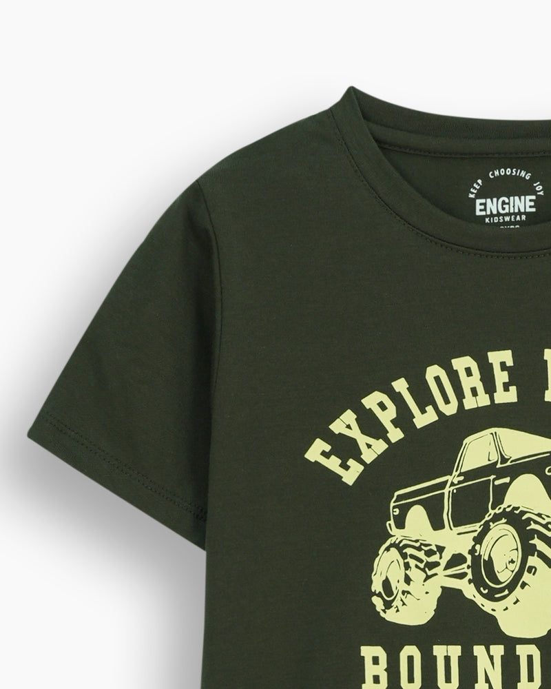 Boys T Shirt - Engine - Buy Now